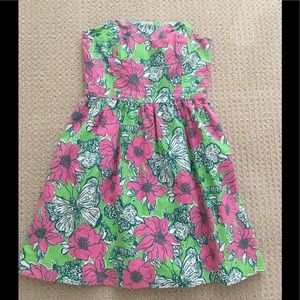 Lilly Pulitzer strapless dress
